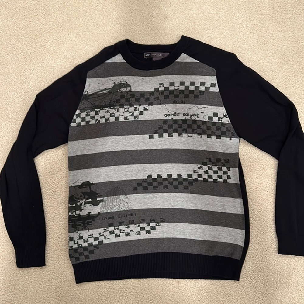 Mens soft cotton size small Retrofit sweater